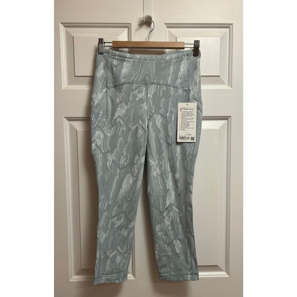 NWT Lululemon Swift Speed High Rise Crop 21”, Size 8